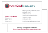 Stanford Libraries Custom Template