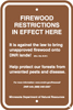 8.02.80  Firewood Restrictions in Effect Here ...