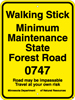 8.04.32A  Minimum Maintenance State Forest Road