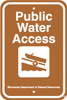 8.02.36A  Public Water Access [boat on ramp symbol]