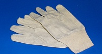 Gloves Cotton, Canvas Knit Wrist  8 oz