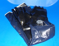 Gloves, Black Neoprene, 18” Chemical Resistant