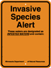 8.03.14A  INVASIVE SPECIES ALERT  These waters are designated as INFESTED WATERS and contain: