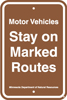 8.04.34  Motor Vehicles Stay on Marked Routes