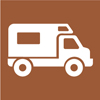 8.02.26R  [decal: recreational vehicle - recreational vehicle camping recreational use symbol]