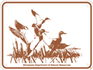 8.02.33A  [designated wildlife/waterfowl stamp sign - waterfowl picture only, see decals for text]