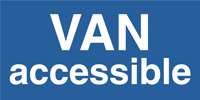 8.04.15B  Van accessible [decal - for use with 8.04.15A]