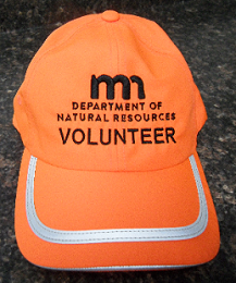 Volunteer Orange Safety Cap with DNR Logo