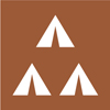 8.02.26Q  [decal: three tents - primitive group area recreational use symbol]