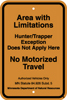 8.02.76  Area with Limitations  Hunter/Trapper Exception Does not Apply Here ...