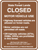 8.02.75C  State Forest Lands Closed to Motor Vehicle Use ...