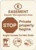8.02.64D  Easement Aquatic Management Area  Private Property Begins ...