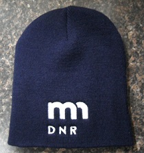 Navy Blue Beanie Cap with DNR Logo