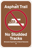 8.04.20  Asphalt Trail  No Studded Tracks