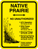 8.05.18B  Native Prairie  No Unauthorized ...