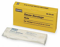 Bandage, Gauze, Roll 4" x 6 yds