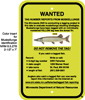 8.05.27A Wanted  Tag Number Reports from Muskellunge ... [space for Muskellunge identification decal