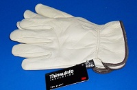 Cowhide Leather Thermal Lined Driver Gloves