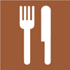 8.02.26M  [decal: fork and knife - food service recreational use symbol]