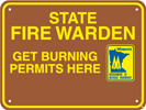 8.05.32A  State Fire Warden Get Burning Permits Here [space for decal 8.05.32B]